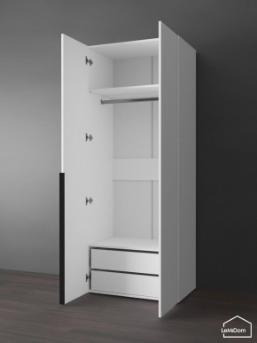 Шкаф Linnea MHR-2-3 2050х800х510 (Белый-М 11.1.2) в Серове - serov.mebel24.online | фото 6