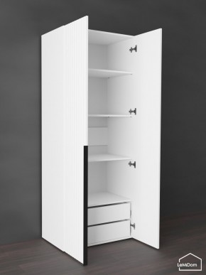 Шкаф Linnea MHR-2-4 2050х800х510 (Белый-М 11.1.2) в Серове - serov.mebel24.online | фото 6