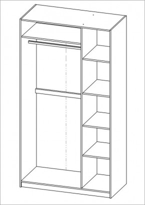 Шкаф ПЕГАС трехдверный с рамочным фасадом, цвет белый в Серове - serov.mebel24.online | фото 3