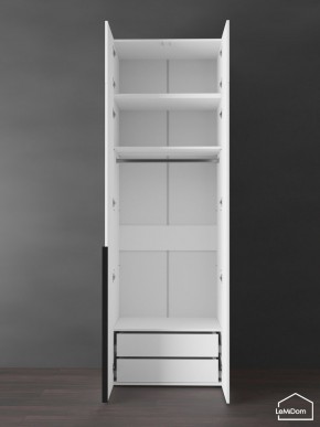 Шкаф с антресолью Linnea MHR-2A-3 2450х800х510 (Белый-М 11.1.2) в Серове - serov.mebel24.online | фото 6