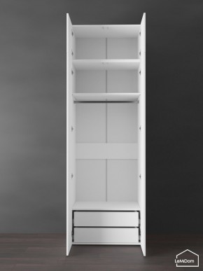 Шкаф с антресолью Linnea MHR-2POA-3 2450х800х510 (Белый-М 11.1.2) в Серове - serov.mebel24.online | фото 5