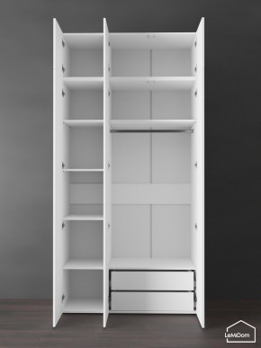 Шкаф с антресолью Linnea MHR-3POA-2 2450х1200х510 (Белый-М 11.1.2) в Серове - serov.mebel24.online | фото 6