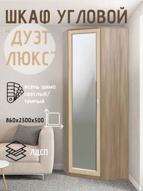 Шкаф угловой Дуэт Люкс с зеркалом в Серове - serov.mebel24.online | фото 3