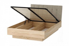 СОНАТА КРС-1400 Кровать с ПМ (дуб сонома/велюр бежевый) в Серове - serov.mebel24.online | фото 2