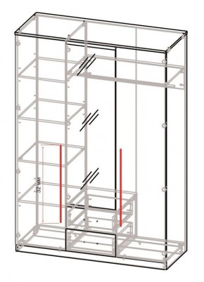 Спальный гарнитур Роксана (модульный) ЯШС в Серове - serov.mebel24.online | фото 5