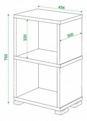 Стеллаж Домино СБ-15/2 в Серове - serov.mebel24.online | фото 2