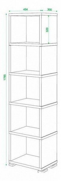 Стеллаж Домино СБ-15/5 в Серове - serov.mebel24.online | фото 3