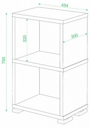 Стеллаж-колонка Домино СБ-15/2 в Серове - serov.mebel24.online | фото 2