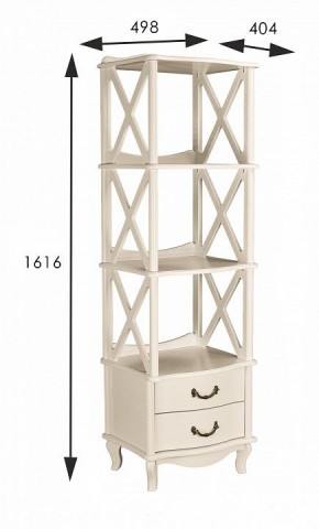 Стеллаж комбинированный Джульетта-3 в Серове - serov.mebel24.online | фото 3