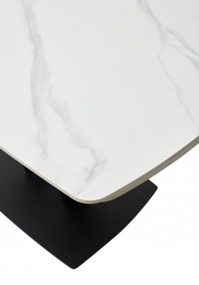 Стол ALATRI 120 MATT WHITE MARBLE SOLID CERAMIC / BLACK, ®DISAUR в Серове - serov.mebel24.online | фото 11