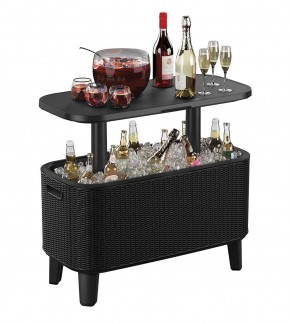 Стол Беви Бар (Bevy Bar Large Cool Bar), графит в Серове - serov.mebel24.online | фото 3
