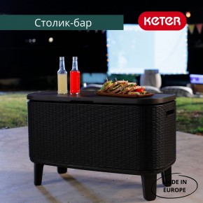 Стол Беви Бар (Bevy Bar Large Cool Bar), графит в Серове - serov.mebel24.online | фото 4
