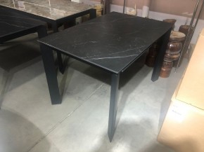 Стол CORNER 120 MATT BLACK MARBLE SOLID CERAMIC / BLACK, ®DISAUR в Серове - serov.mebel24.online | фото 10
