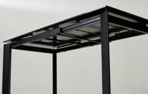 Стол CORNER 120 MATT BLACK MARBLE SOLID CERAMIC / BLACK, ®DISAUR в Серове - serov.mebel24.online | фото 2