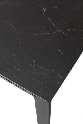 Стол CORNER 120 MATT BLACK MARBLE SOLID CERAMIC / BLACK, ®DISAUR в Серове - serov.mebel24.online | фото 5