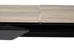 Стол CREMONA 180 KL-61 Под дерево, итальянская керамика / черный каркас, ®DISAUR в Серове - serov.mebel24.online | фото 4