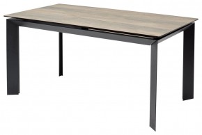 Стол CREMONA 180 KL-61 Под дерево, итальянская керамика / черный каркас, ®DISAUR в Серове - serov.mebel24.online | фото 5