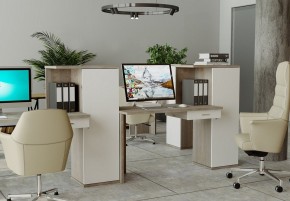 Стол компьютерный Домино Lite СКЛ-ПРЯМ100+ШК КБЕ в Серове - serov.mebel24.online | фото 2