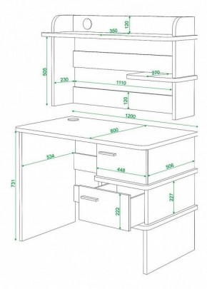 Стол компьютерный Домино нельсон СД-15 в Серове - serov.mebel24.online | фото 3