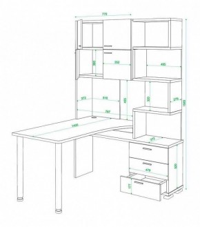 Стол компьютерный Домино нельсон СР-500М140 в Серове - serov.mebel24.online | фото 3