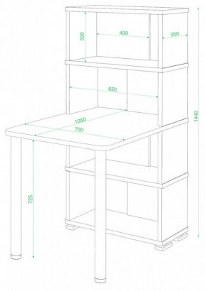 Стол компьютерный Домино СБ-10М/4 в Серове - serov.mebel24.online | фото 2