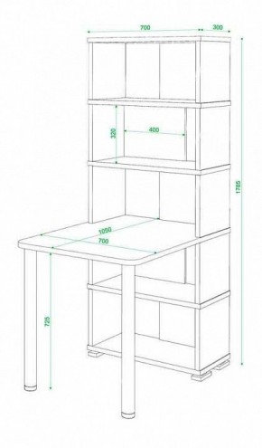 Стол компьютерный Домино СБ-10М5 в Серове - serov.mebel24.online | фото 4