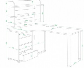 Стол компьютерный Домино СР-145М в Серове - serov.mebel24.online | фото 2