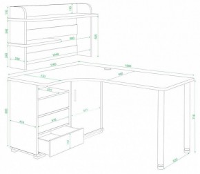 Стол компьютерный Домино СР-145М в Серове - serov.mebel24.online | фото 3