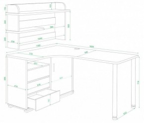 Стол компьютерный Домино СР-145М в Серове - serov.mebel24.online | фото 2