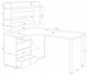 Стол компьютерный Домино СР-145М в Серове - serov.mebel24.online | фото 2