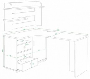 Стол компьютерный Домино СР-165 в Серове - serov.mebel24.online | фото 2