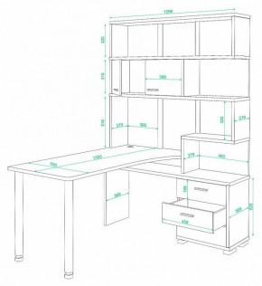 Стол компьютерный Домино СР-420/130 в Серове - serov.mebel24.online | фото 2
