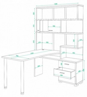 Стол компьютерный Домино СР-420/130 в Серове - serov.mebel24.online | фото 2