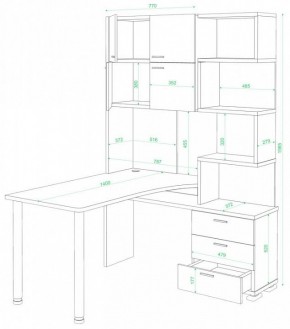 Стол компьютерный Домино СР-500М/140 в Серове - serov.mebel24.online | фото 2