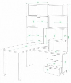 Стол компьютерный Домино СР-500М/190 в Серове - serov.mebel24.online | фото 2