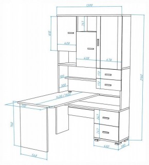 Стол компьютерный Домино СР-620-160 в Серове - serov.mebel24.online | фото 2