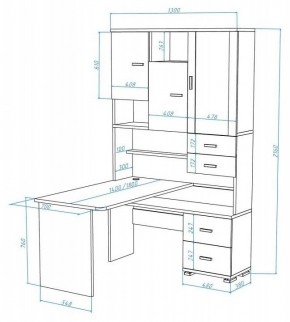 Стол компьютерный Домино СР-620/180 в Серове - serov.mebel24.online | фото 2