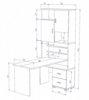 Стол компьютерный Домино СР-720/180 в Серове - serov.mebel24.online | фото 2