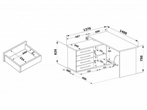 Стол компьютерный КСТ-109Л в Серове - serov.mebel24.online | фото 4
