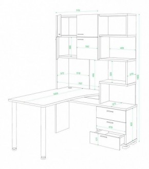Стол компьютерный Латте СР-500М160 в Серове - serov.mebel24.online | фото 3
