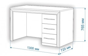 Стол компьютерный Нобиле СтЯ130+НСт130Д в Серове - serov.mebel24.online | фото 3