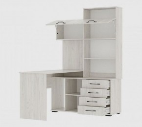 Стол компьютерный "ПКС-11" ЛЕВЫЙ (дуб крафт белый) в Серове - serov.mebel24.online | фото 2