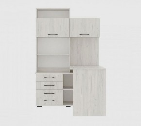 Стол компьютерный "ПКС-11" ПРАВЫЙ (дуб крафт белый) в Серове - serov.mebel24.online | фото 3