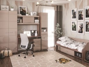 Стол компьютерный Симба Ясень шимо-Кофе с молоком в Серове - serov.mebel24.online | фото 4