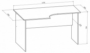 Стол офисный Офис ОФ-10 в Серове - serov.mebel24.online | фото 4