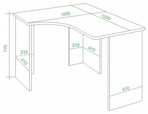 Стол письменный Домино Lite СКЛ-Угл120 в Серове - serov.mebel24.online | фото 3