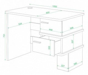 Стол письменный Домино СД-15 в Серове - serov.mebel24.online | фото 2