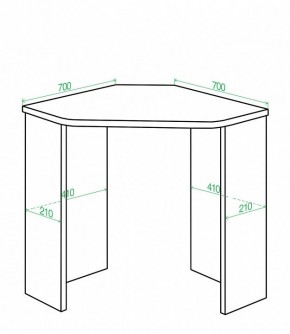 Стол письменный Нельсон Lite СКЛ-Угл70 в Серове - serov.mebel24.online | фото 2