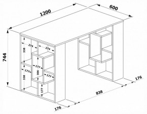 Стол письменный СПм-15 в Серове - serov.mebel24.online | фото 2