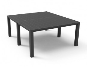 Стол раскладной Джули (Julie Double table 2 configurations) Графит в Серове - serov.mebel24.online | фото 3